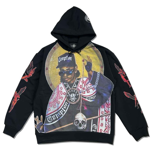 GHETTO D n' CIXEUR feat. TOM SANFORD PULL OVER SWEAT HOODIE "EAZY"