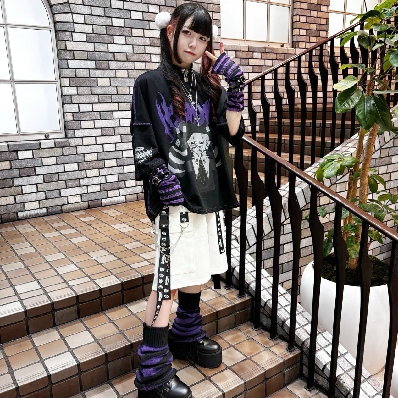 ボーダーGIRLステッチTシャツ | VOLCAN&APHRODITE