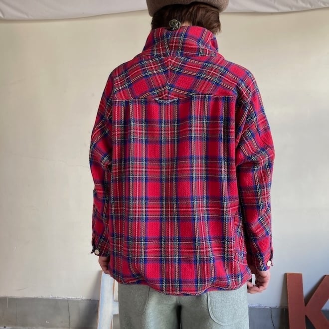 アルピーノスタンドヤッケ Girl's タータンチェック 53JK109 サイズF