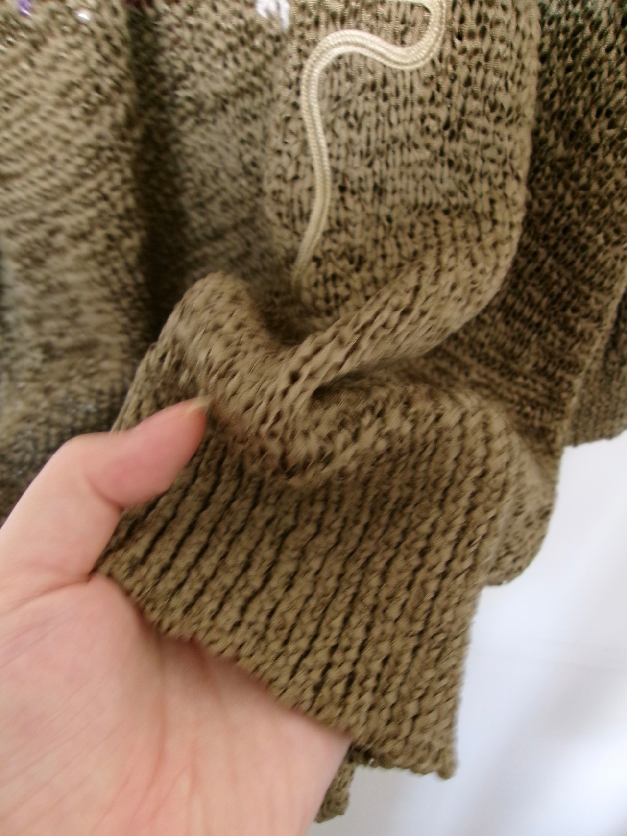 Autumn knit top | デザインニット