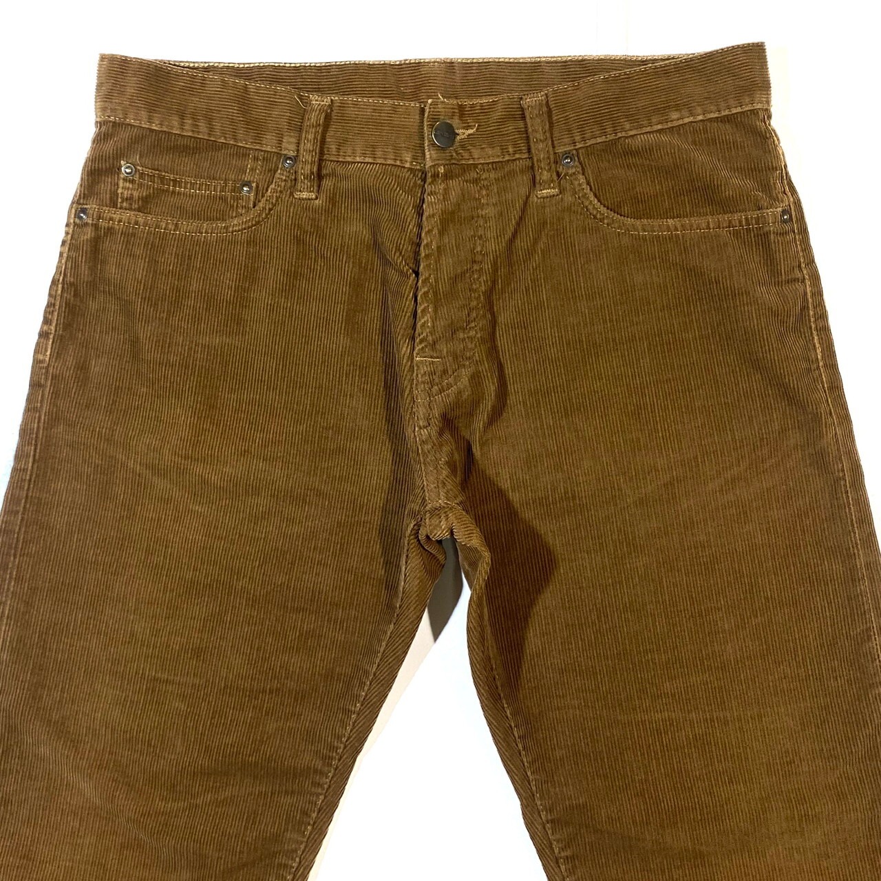Carhartt カーハート 5ポケット コーデュロイパンツ ブラウン メンズ 