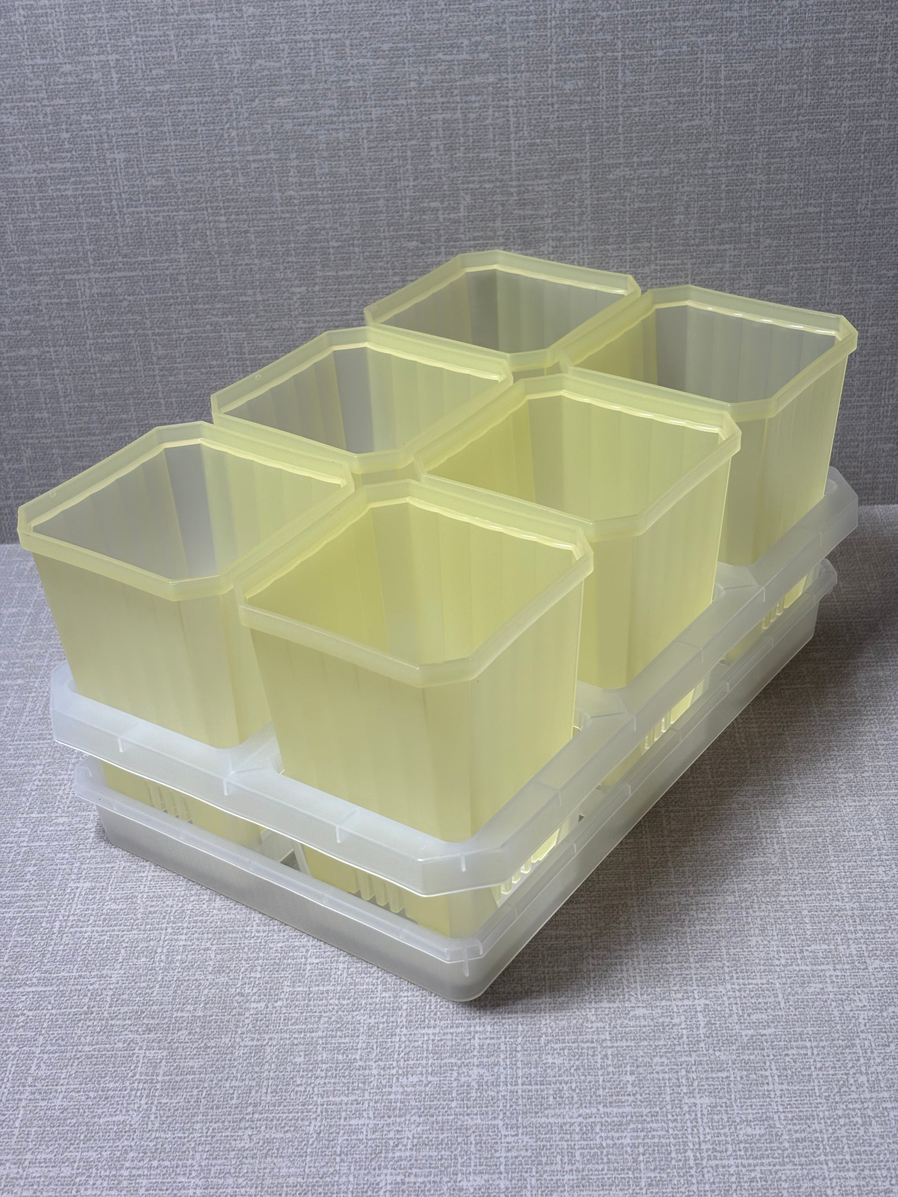 【D2】10㎝深ルータルスリット イエローセット 皿付き