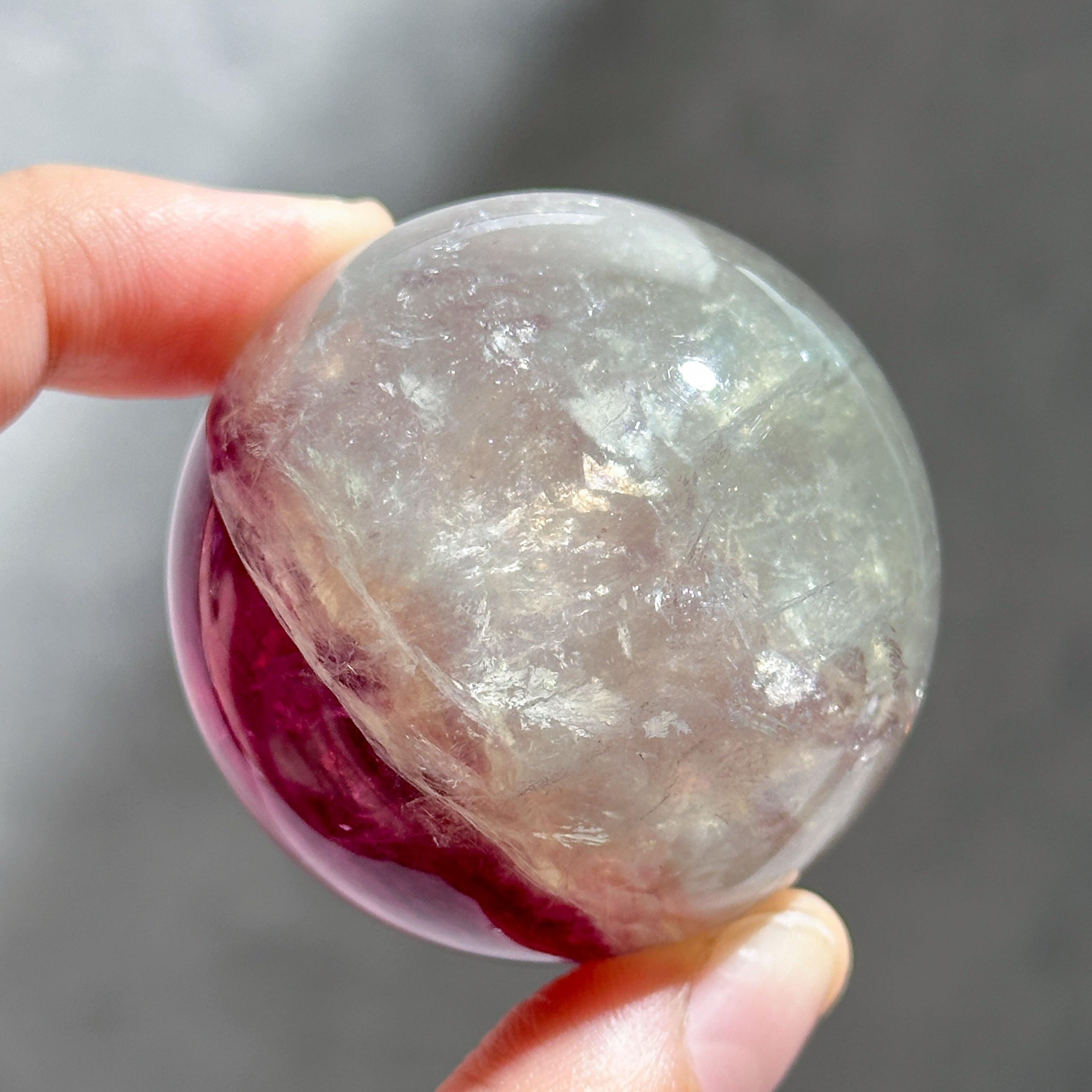 レインボーフローライト スフィア(丸玉)84◇ Rainbow Fluorite Sphere◇ 天然石・パワーストーン