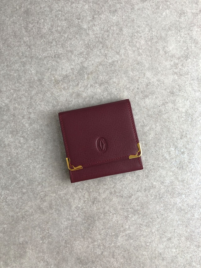 HERMES エルメス コインケース ブラウン レザー ルヴァンキャトル vintage ヴィンテージ オールド ujtgvd