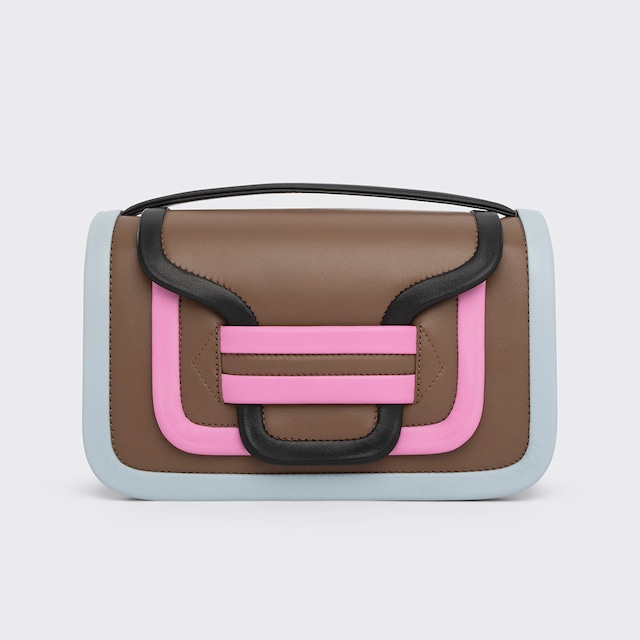 PIERRE HARDY　ALPHA BAG MAX　CAMEL MULTICO