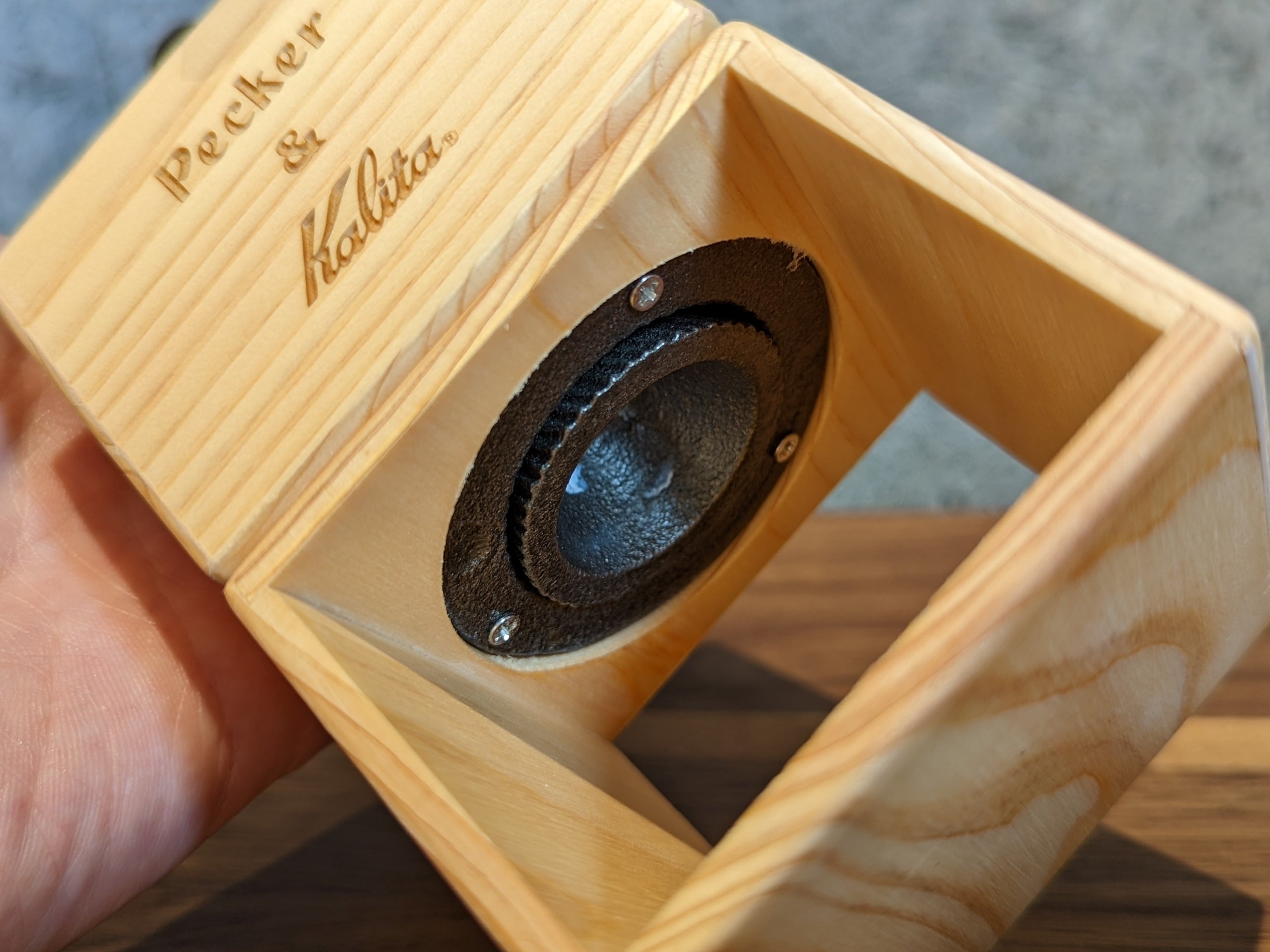 コーヒーミル P&K（ヒノキ・チェリー） | kalita | inoya | Basic Life