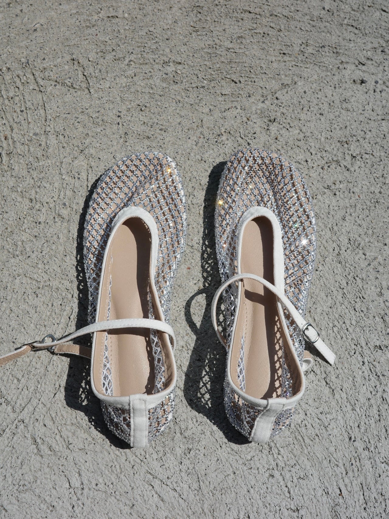 Bijou mesh shoes/ white,black (6月中旬頃発送予定)