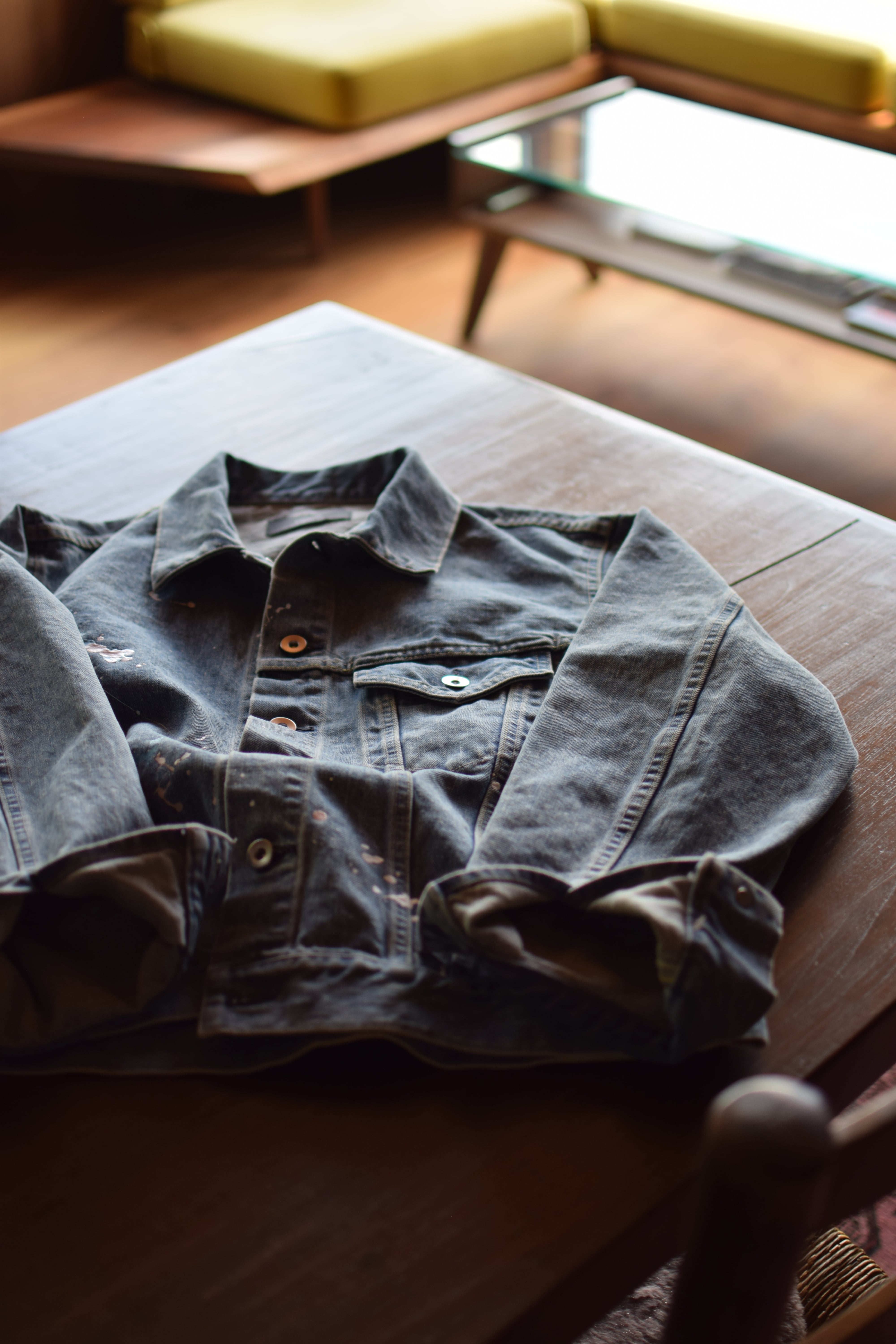 ensou. / Erased Jean Jacket-Splash | Gallery KARIOCA