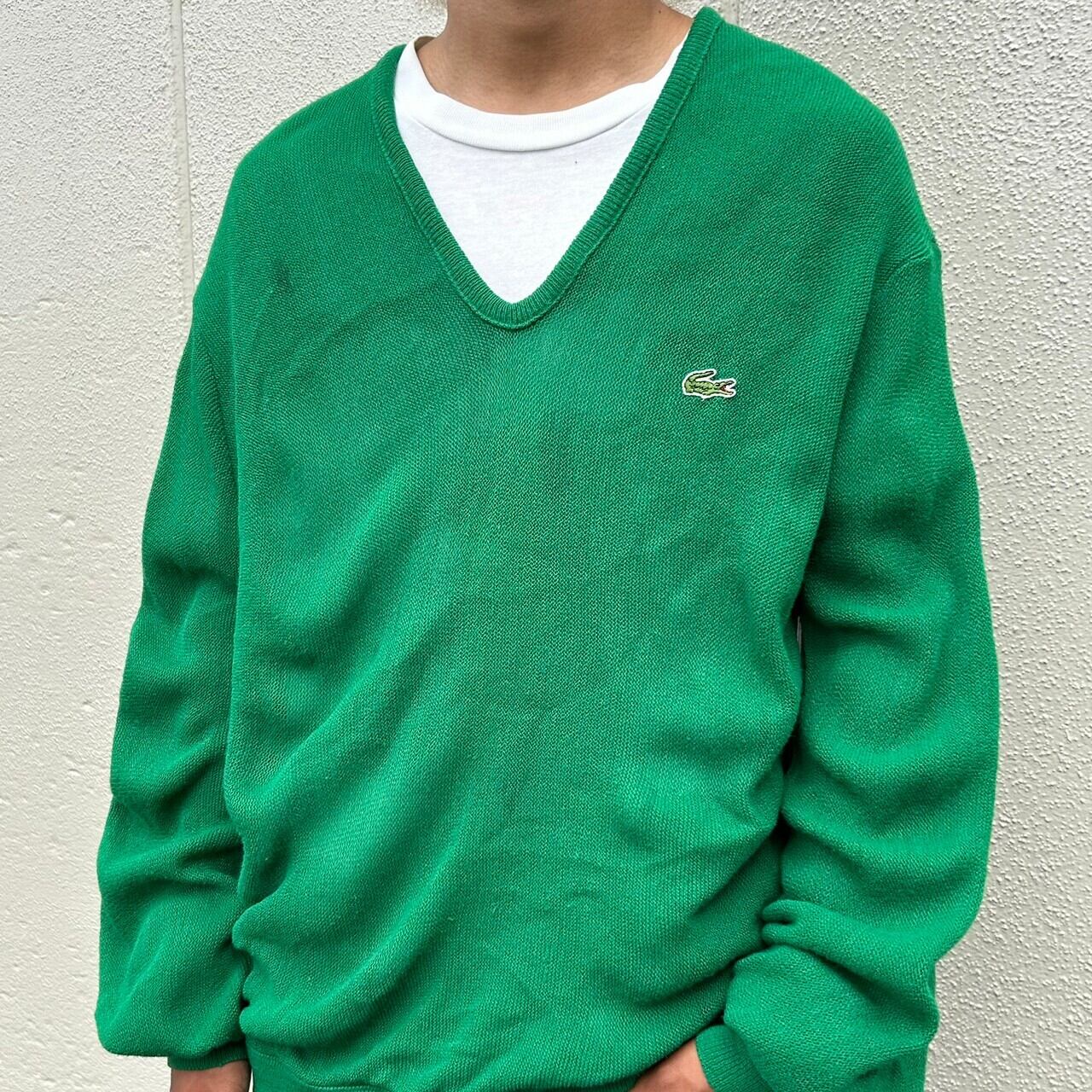 80's IZOD LACOSTE トラックトップ アクリル生地