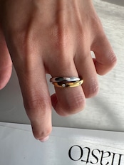 ダブルカーブジルコニアリング