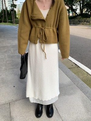 (予約)mellounge / Layer Skirt / 2color