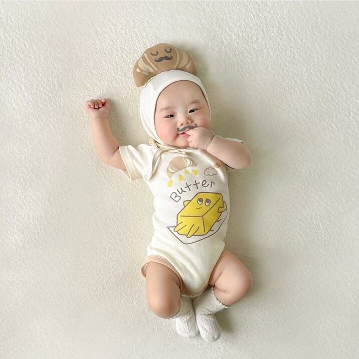 【BABY】2024新作 BUTTERロンパース