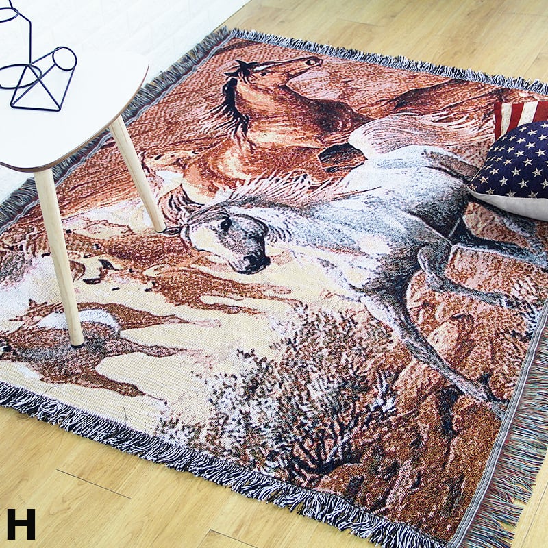 マルチブランケット アニマル プリント おしゃれ かわいい マルチ