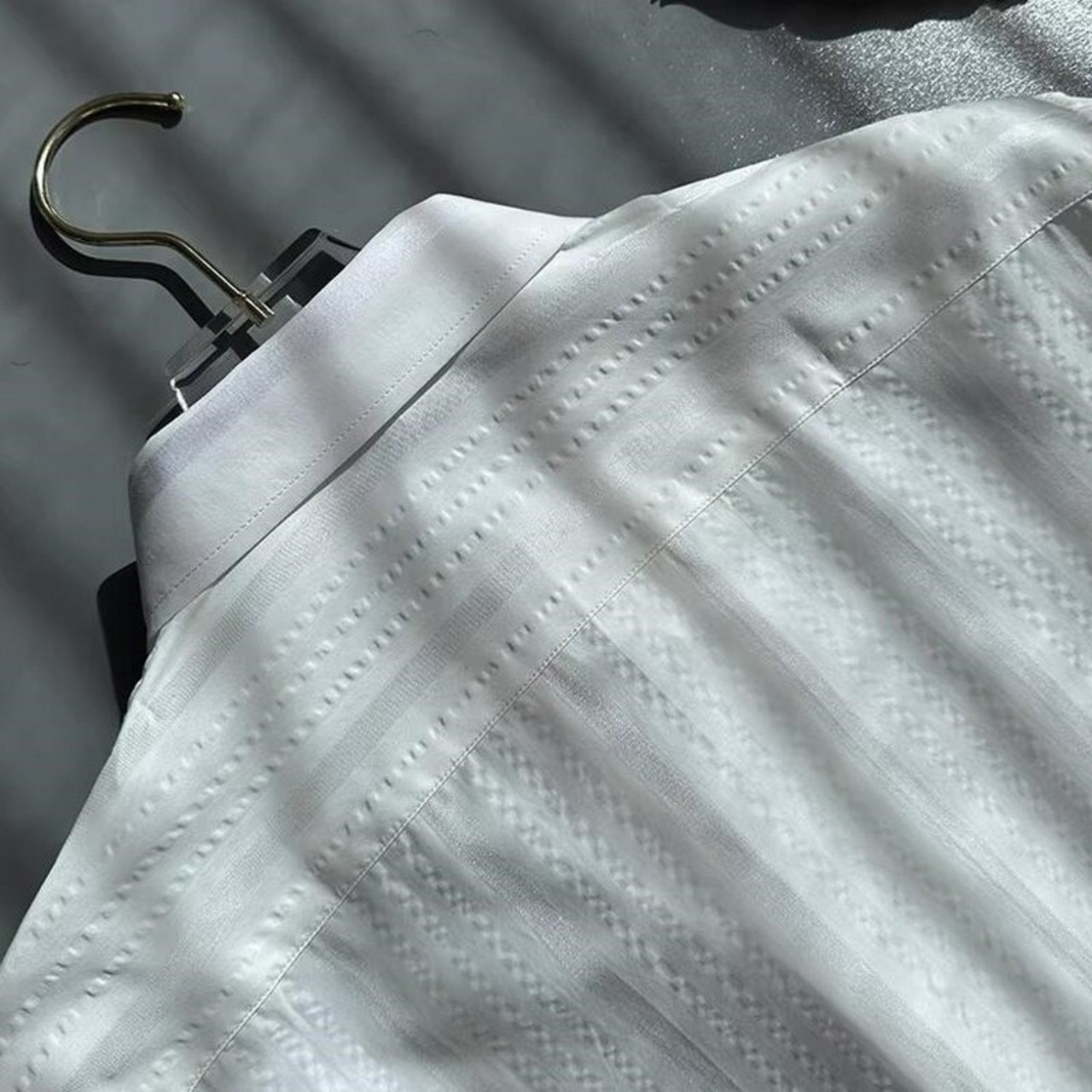 slim striped shirt 00096