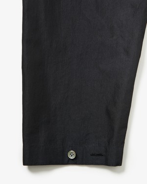 CONTROLLA+ silk blend luxury band collar squid chest shirt