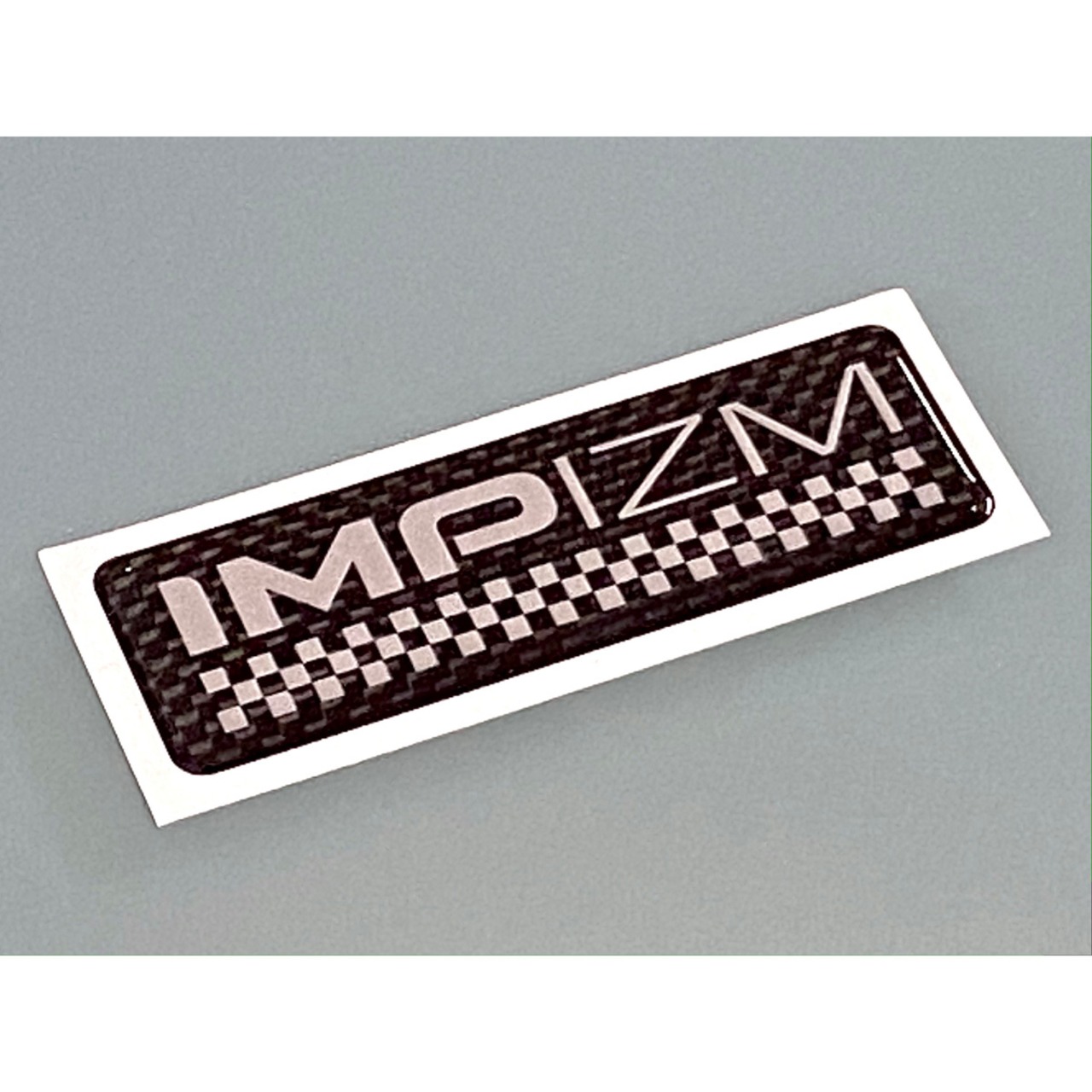 カーボンパターン エンブレム『IMPIZM』/ポッティングステッカー