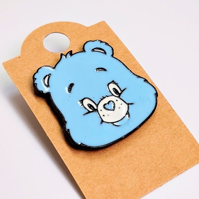送料無料！ ★ピンズ PINS★ピンバッジ 【ケアベア（Care Bears）ブルー】 〚アメリカン雑貨 アメトイ〛