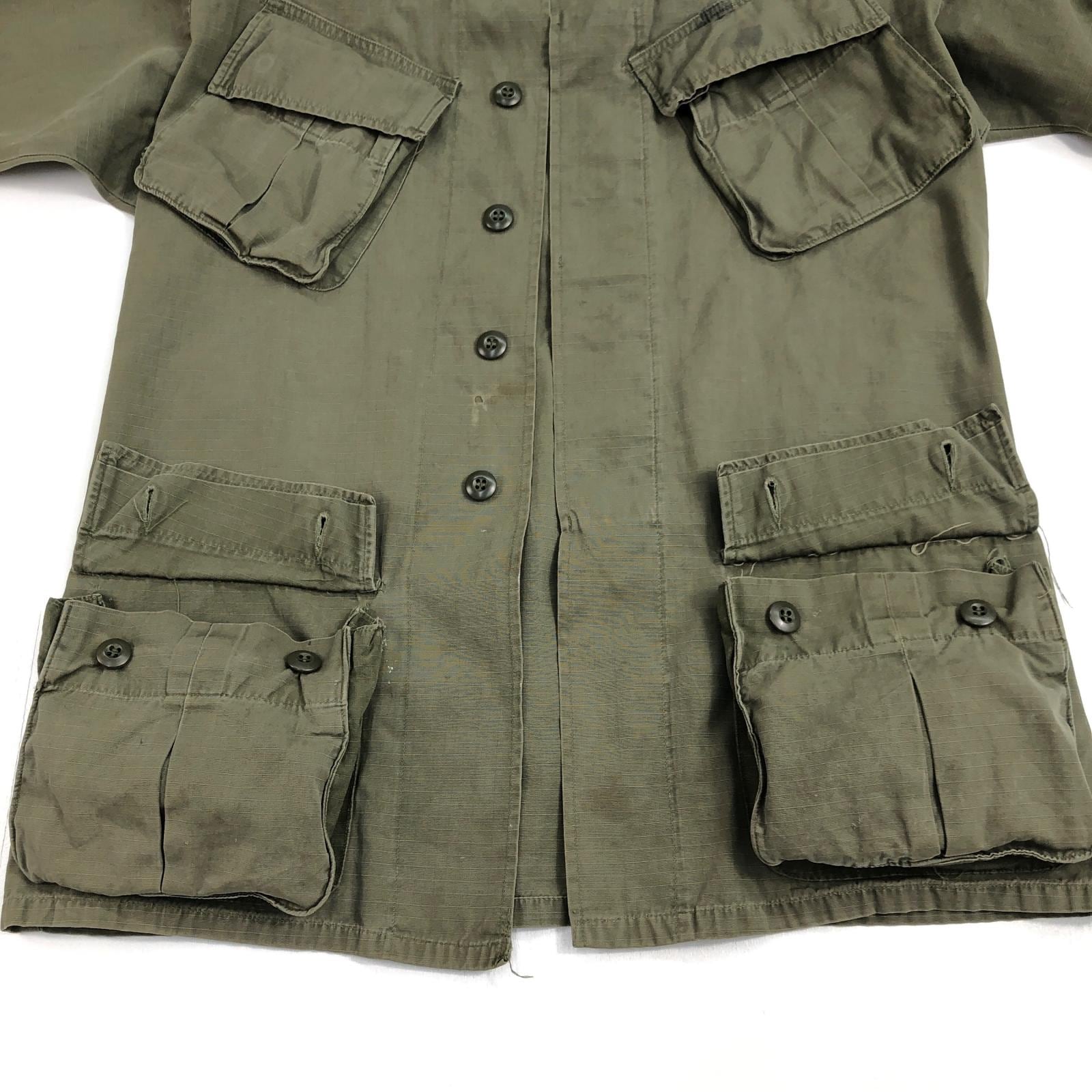 70年代 U.S.ARMY COMBAT TROPICAL RIP-STOP 4th jungle fatigue jacket