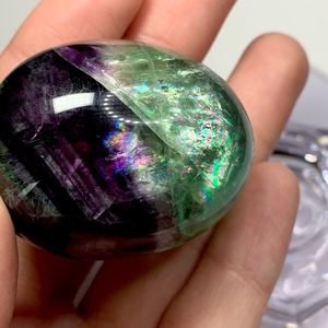 149.透明度高め！虹✩フローライトたまご