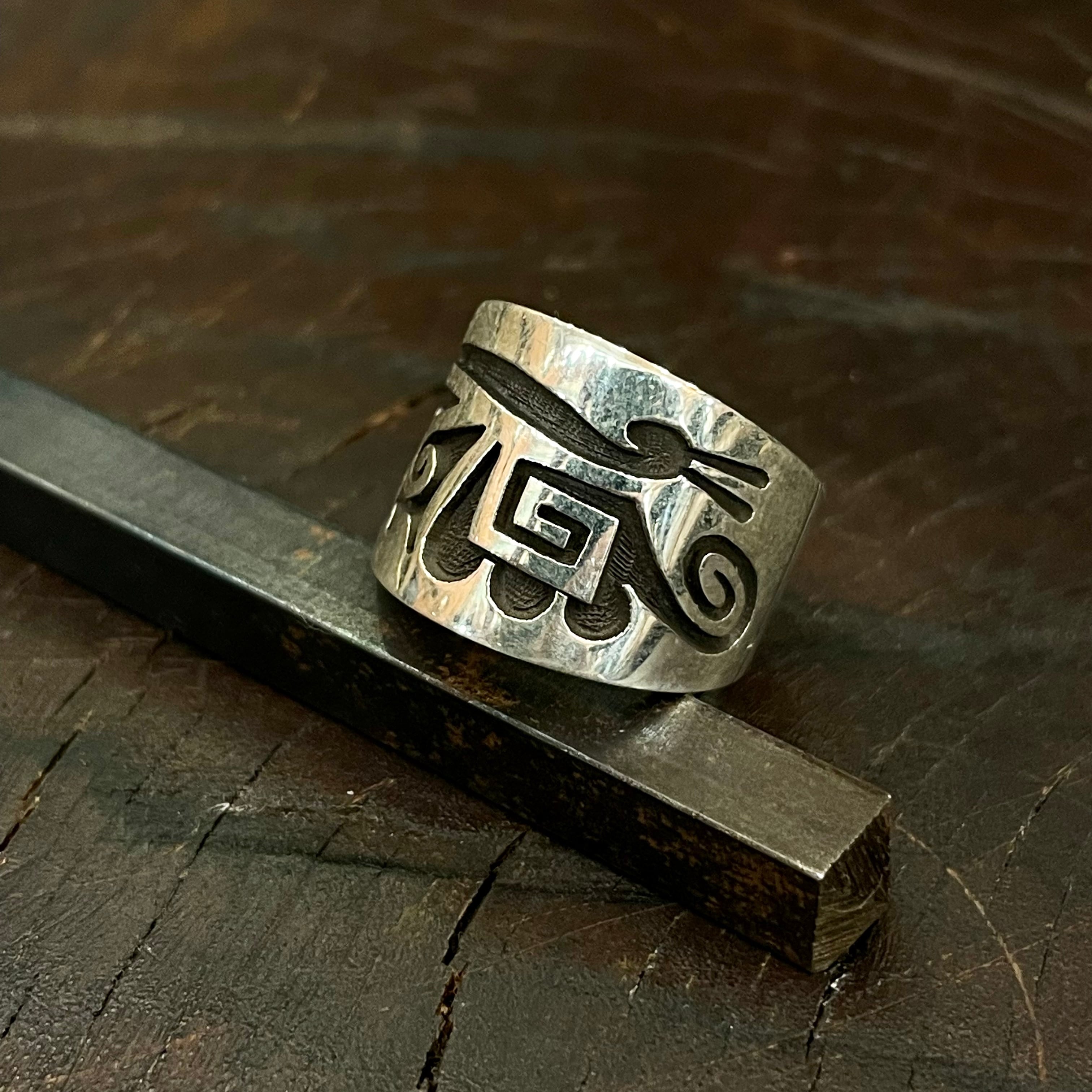 14Kインディアンジュエリー リング Mitchell Sockyma hopi 14Kインディアンジュエリー リング Mitchell Sockyma hopi 【公式通販】