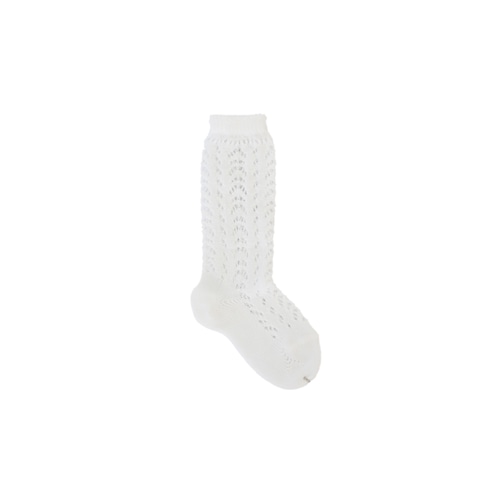 condor(コンドル) / Perle openwork knee socks / 200(Blanco) / 4,6size