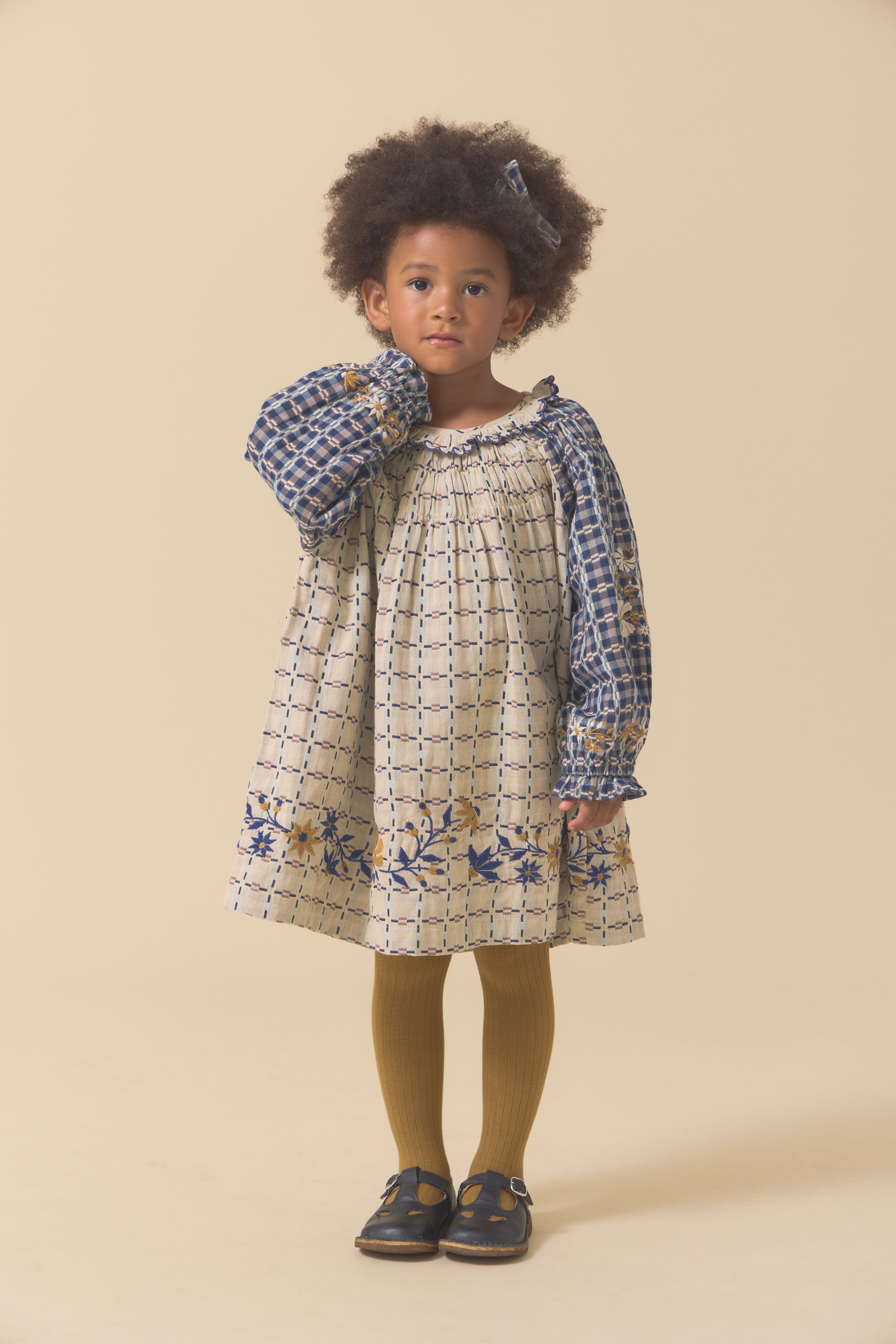 LALi tulip dress刺繍ワンピース 2y 送料無料 Lali/TULIP DRESS- DSYD | こどもふく &/warm