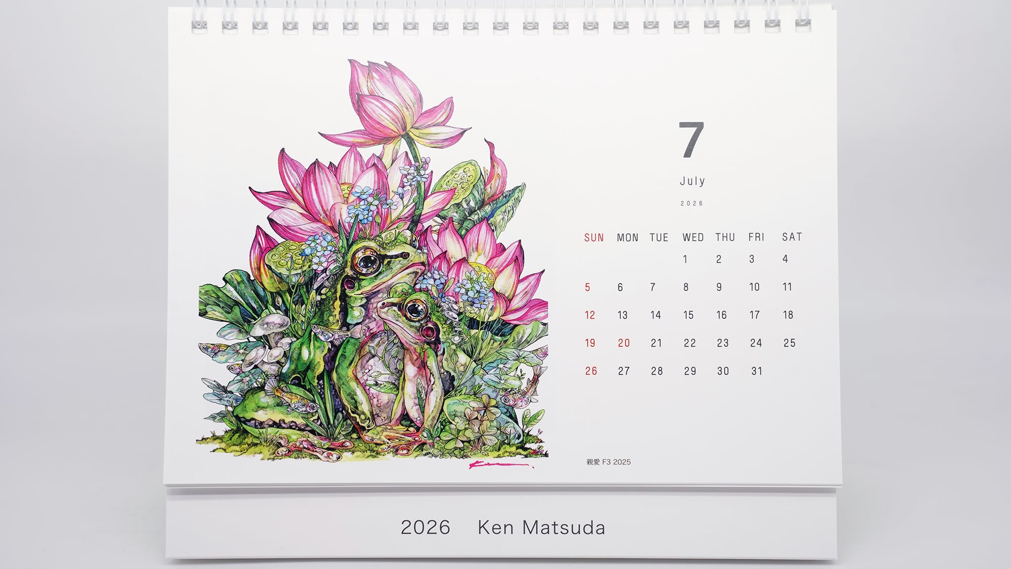 マツダケン卓上カレンダー2026 | KEN MATSUDA ONLINE STORE