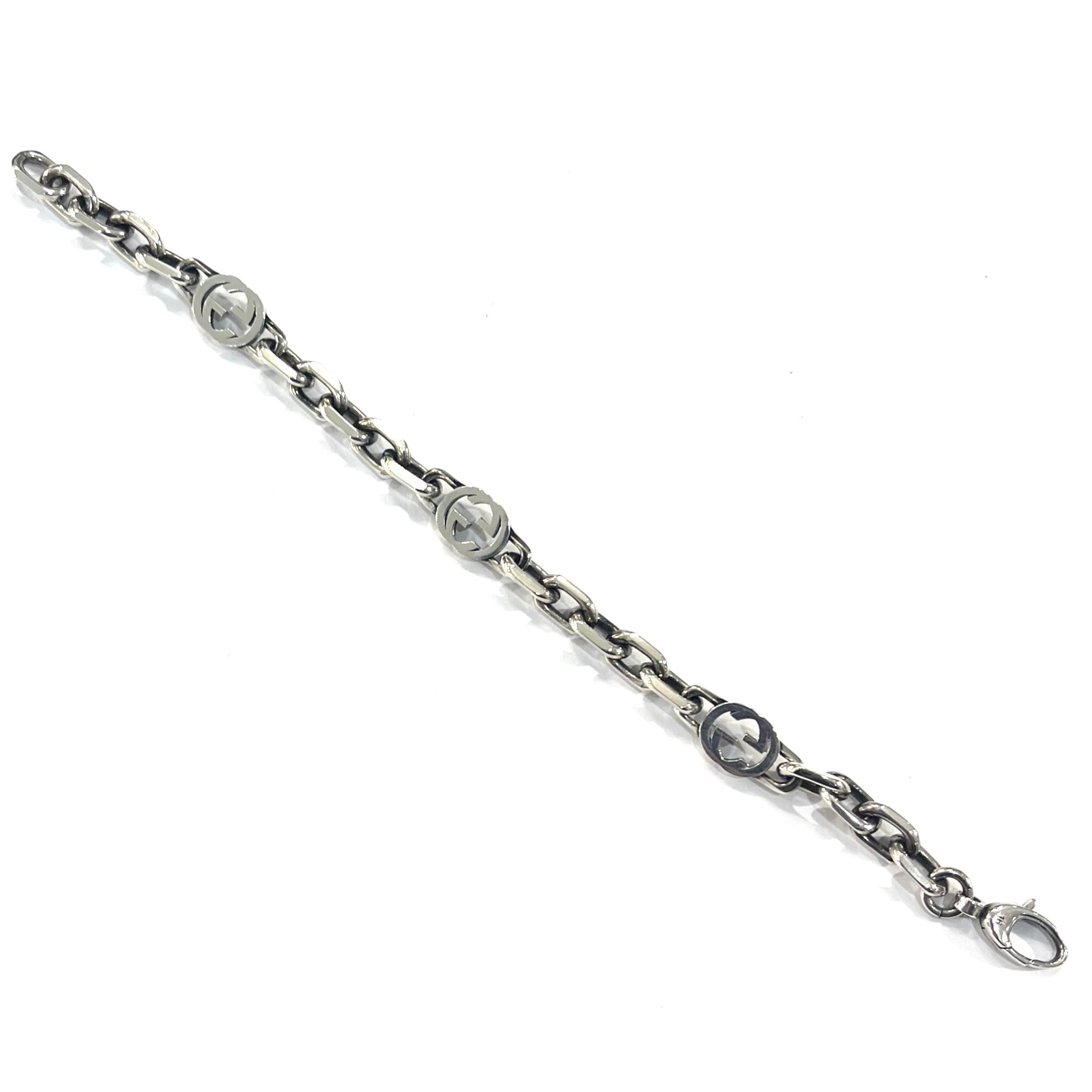 GUCCI】T 2792 グッチ インターロッキングG チェーンブレスレット