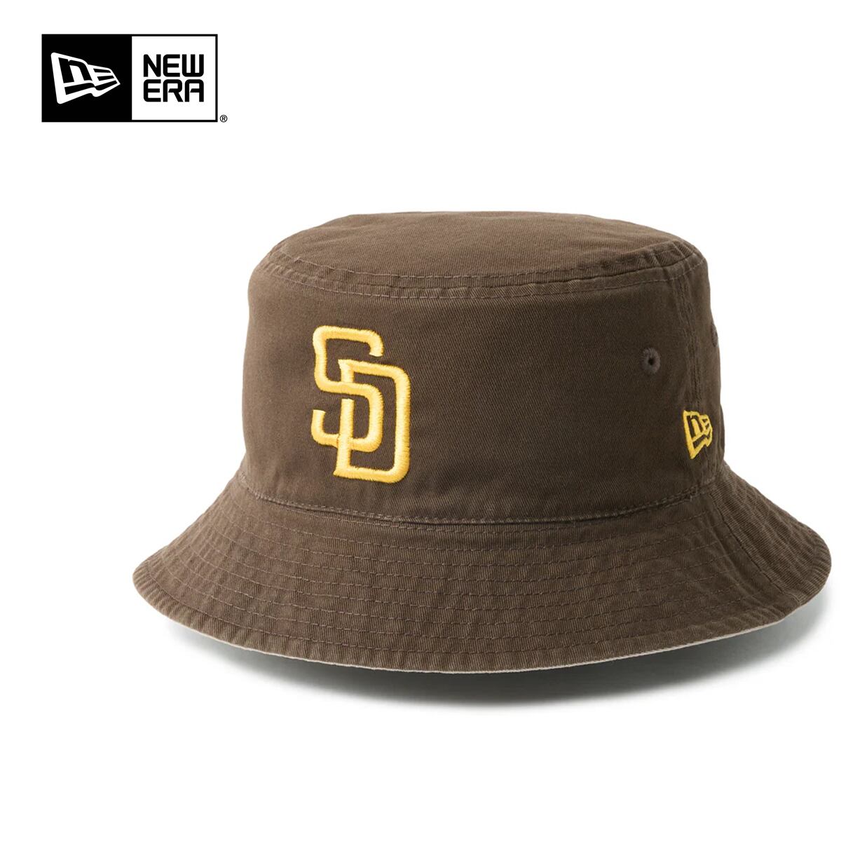 MLBサンディエゴパドレススプリングキャンプニューエラバケットハットキャップ NEW ERA ニューエラ バケットハット メンズ レディース リバーシブル