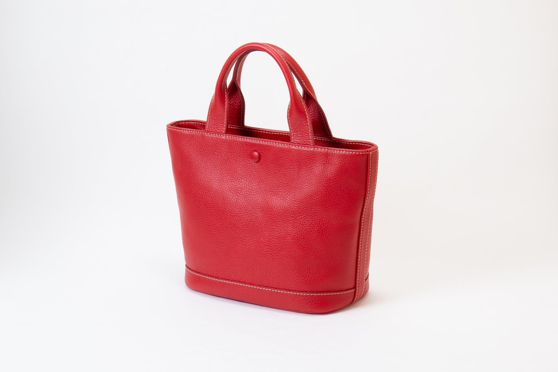 ハンドメイドレザークラフト　トートバック　エジプト文字彫刻 赤 一点物 プロの型紙(19)トートバッグ S Tote bag(S) pattern 【レザークラフト