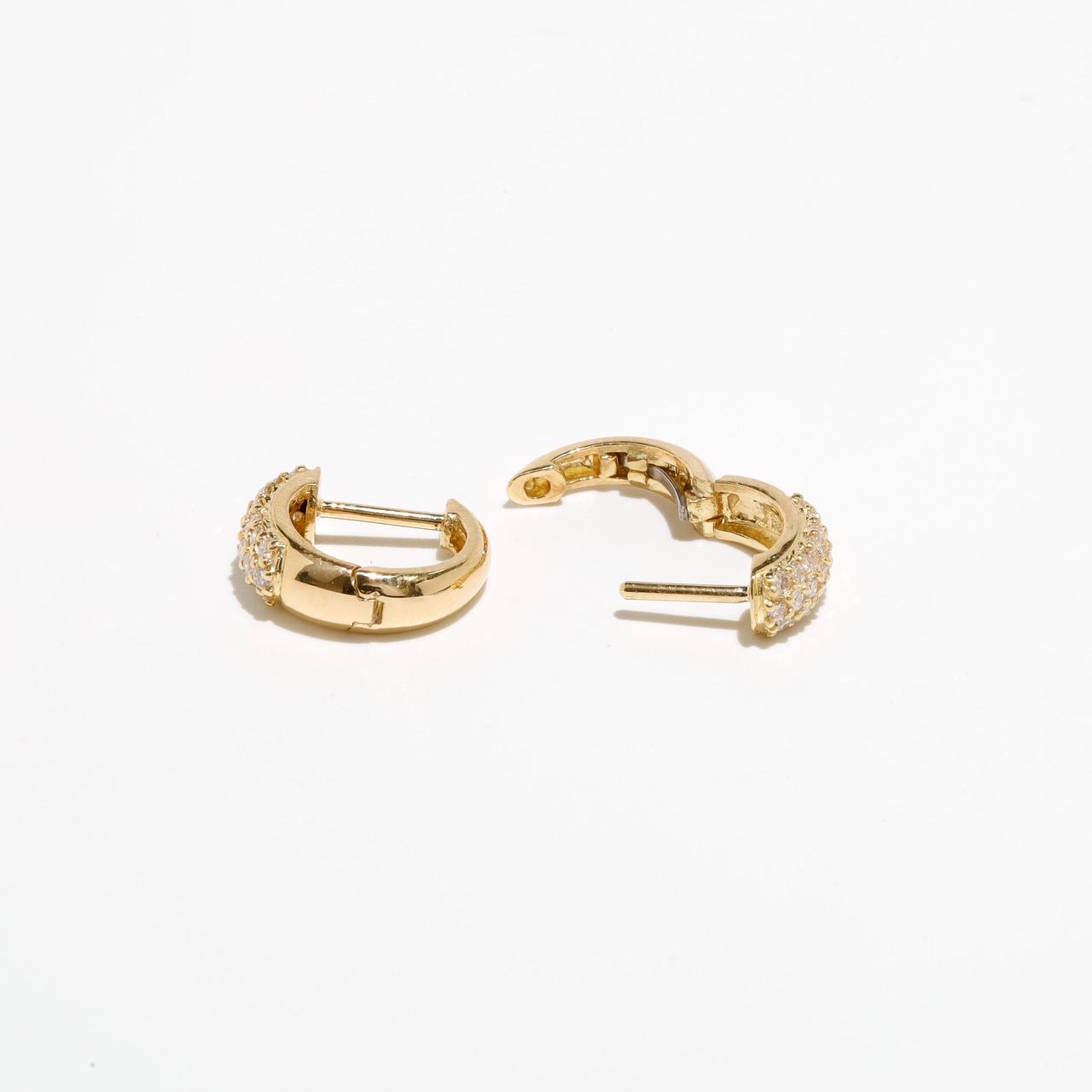 ダイヤモンド デザイン ピアス K18 / 0.150ct / 0.150ct