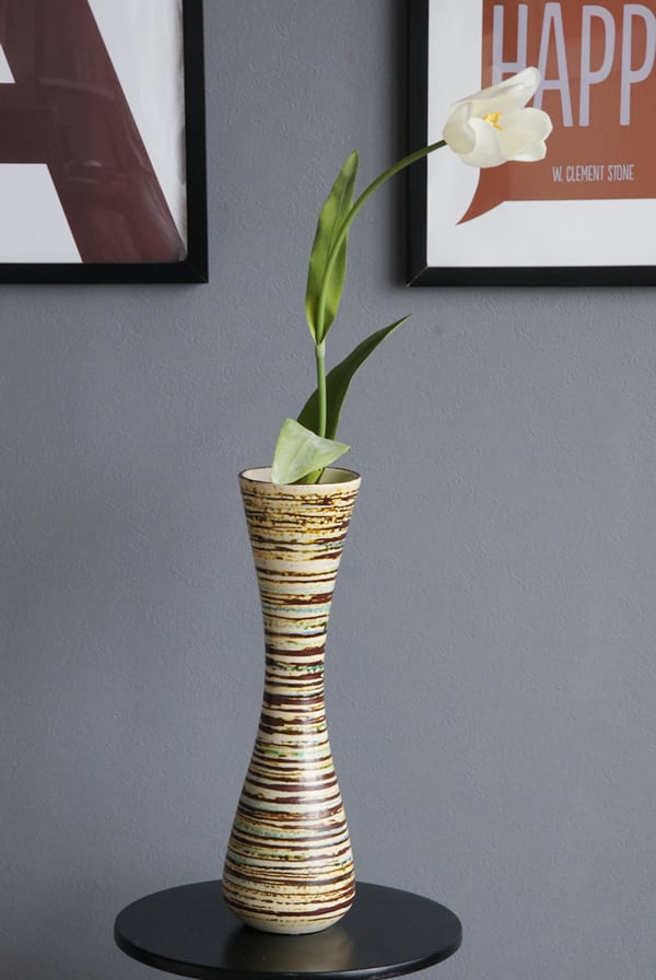 清水焼 泉貴之作花器 #0007 | 1点もの花器屋さん One & Only Flower Vase