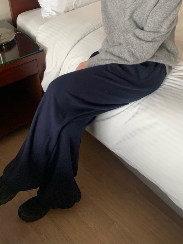 (予約) fl lanel / Skin fleece pants 2color