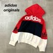 adidas originals 25周年記念 ビッグ刺繍 スウェットパーカー