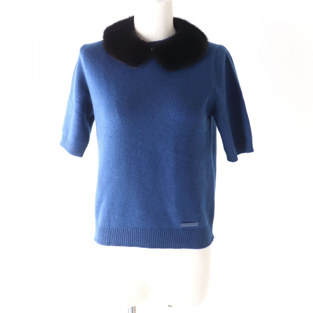 LOUIS VUITTON ルイヴィトン カシミヤ 半袖ニット トップス 