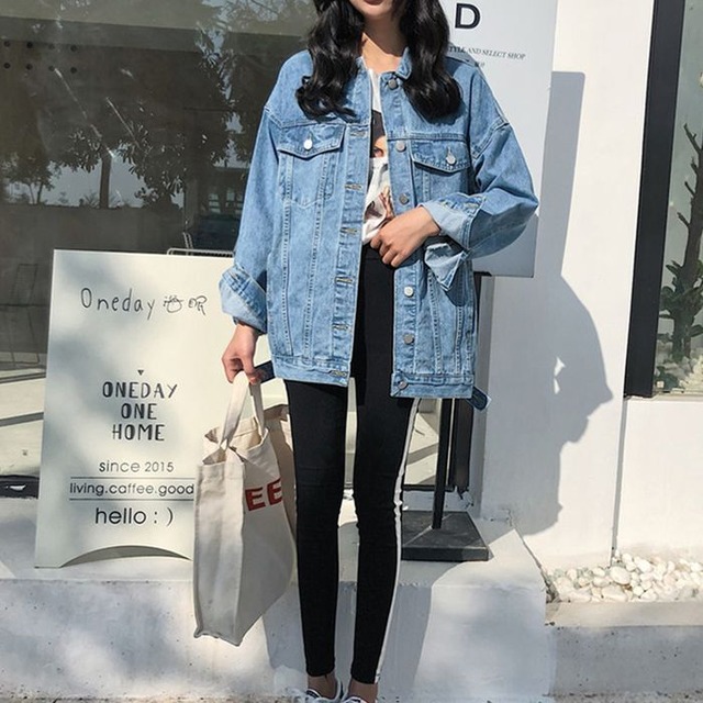 アウター レディース ジャケット Gジャン デニムジャケット 袖あり 長袖 襟付き デニム ビッグシルエット ドロップショルダー オーバーサイズ 可愛い かわいい 大人可愛い きれいめ シンプル カジュアル 大人 上品 おしゃれ かっこいい 大人 大人女子 送料無料 ラブリー キュート セクシー モダン 無地 春 秋 冬 10代 20代 30代 40代 通勤 学生 通学 デート お出かけ 女子会 休日 着回し 普段使い 韓国系 コーデ スタイル M L XL 2XL 3XL 4XL 大きいサイズ ブルー