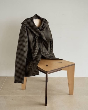 【anuke】Check Coverall Jacket
