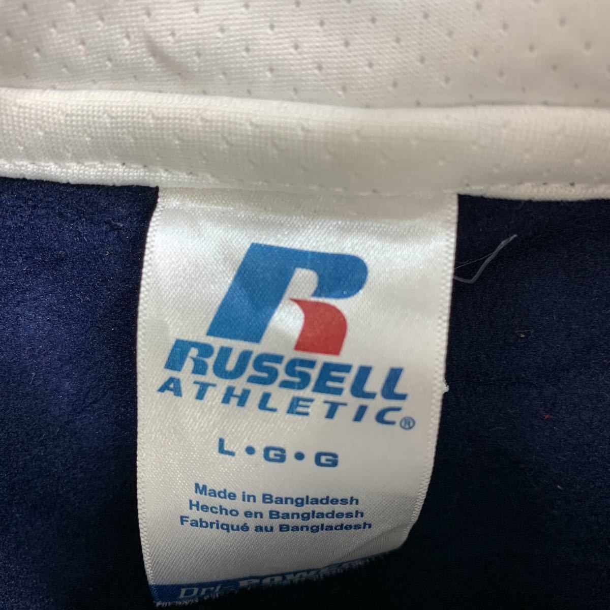 RUSSELL プルオーバージャージ Lサイズ ラッセル ハーフジップ