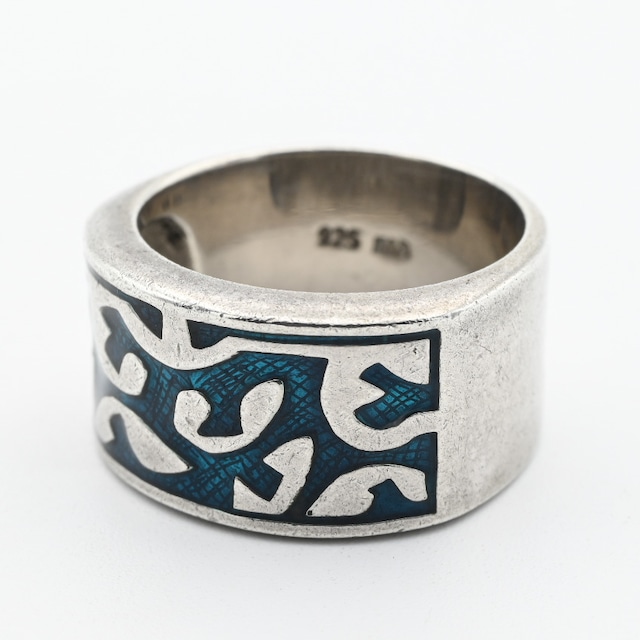 Enamel Coated Design Band Ring #14.0 / USA