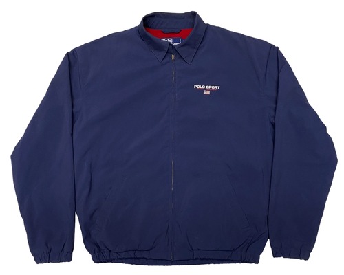 90sPolo Sport Nylon Fleece Jacket/M