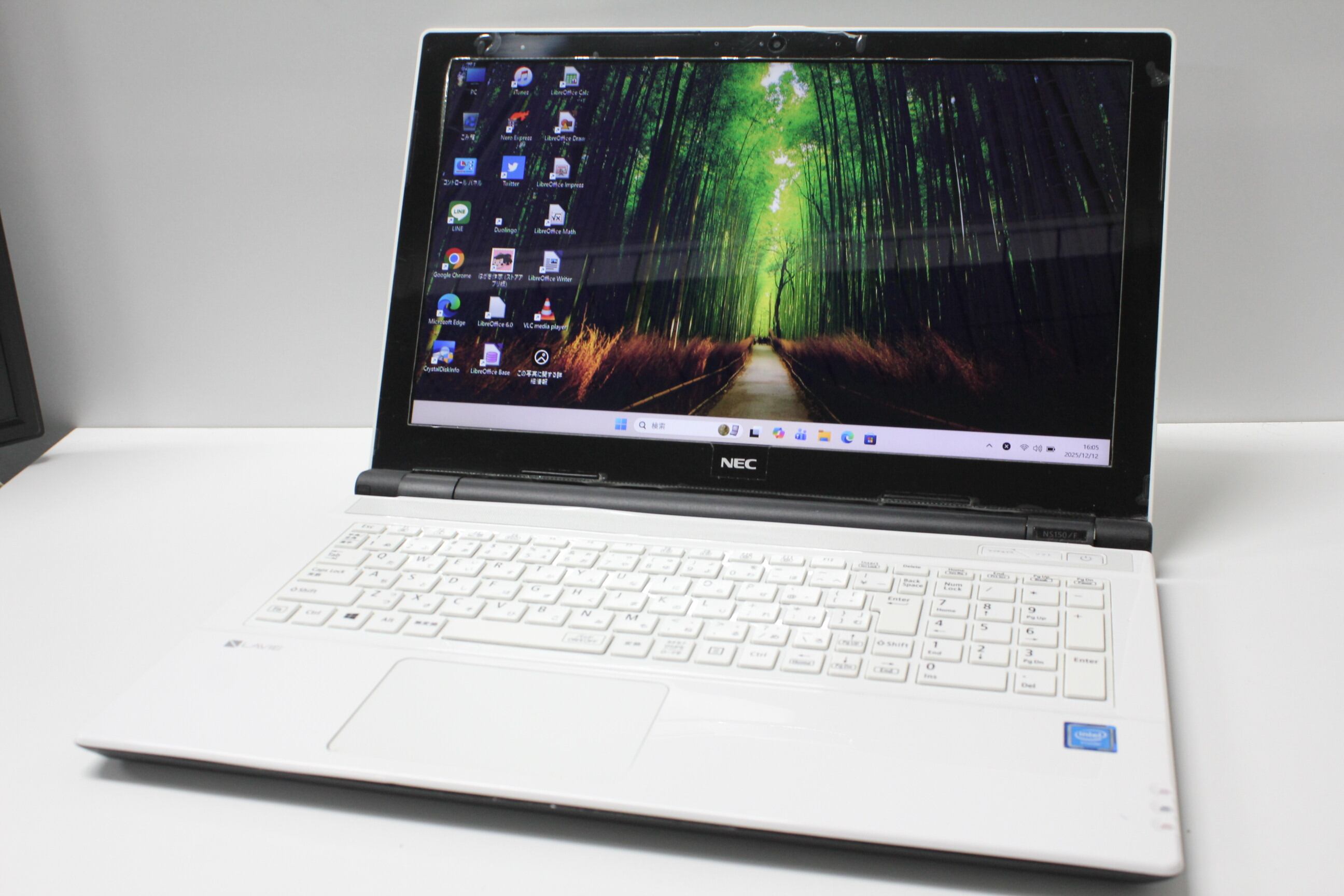 【中古ノートPC】NEC〈LAVIE NS150/FAW〉256GB/8GB ⑥ 中古ノートPC】NEC〈LAVIE NS150/FAW〉Intel Celeron/SSD256GB/メモリ