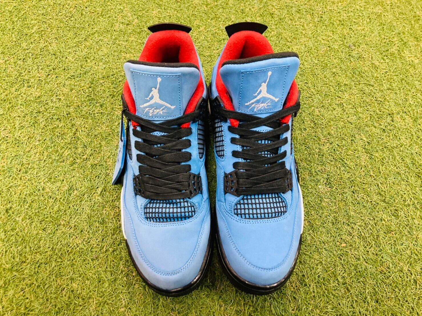 NIKE × TRAVIS SCOTT AIR JORDAN 4 RETRO 27.5cm 308497-406 102965 