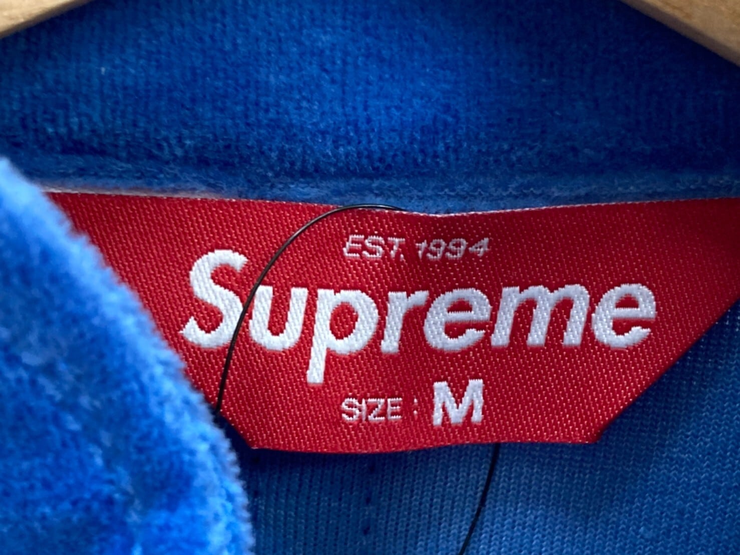 Supreme GRID TAPING VELOUR JACKET MEDIUM BLUE 034287 | BRAND Supreme GRID TAPING VELOUR JACKET MEDIUM BLUE 034287 | BRAND