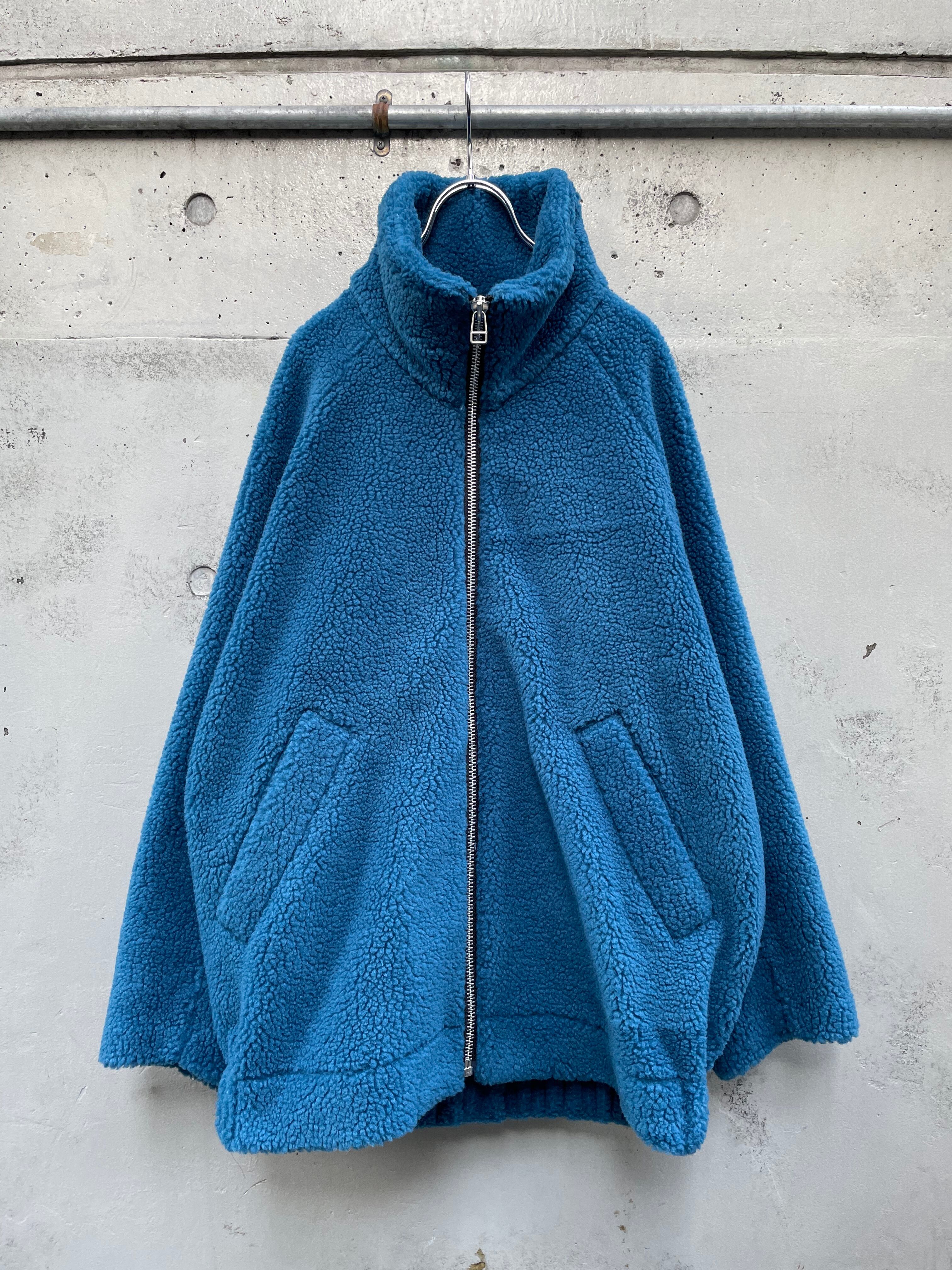 my beautiful landlet』VINTAGE SHEEP BOA ZIP BLOUSON / BLUE | SUKIKIRAI