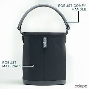 COLAPZ　Collapsible Bucket 　コラプズ　折り畳み バケツ　9Ｌ　GRAY