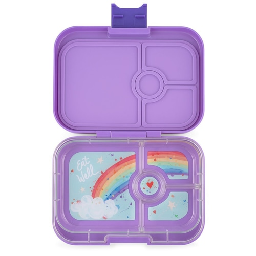 Yumbox (ヤムボックス）leakproof お弁当箱 Panino (Mサイズ) -  パープル - レインボー