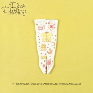 Dear Darling fashion for dolls サンリオキャラクターズ ポムポムプリン サンリオキャラクターズ コラボソックス
