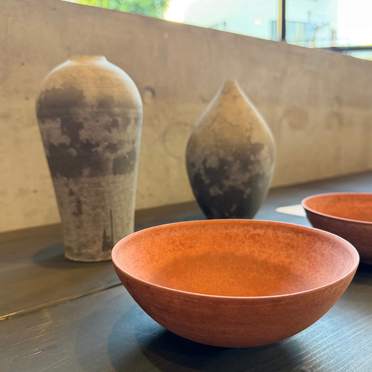大森健司 作家もの 2枚セット 陶芸 赤土鉢：大森健司 | ON SUNDAYS