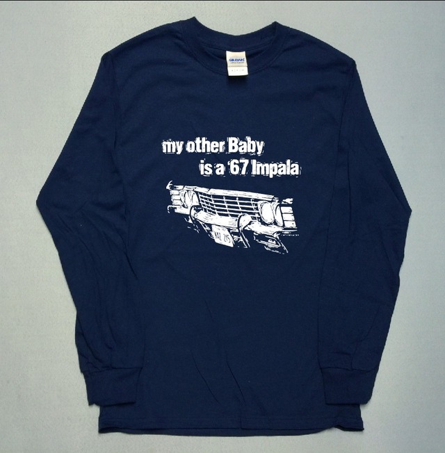 Impala アメ車 クラシックカー インパラ イラスト ロゴ 長袖 ロングtシャツ Utn343 Unou