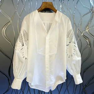 Cutwork Sleeve Blouse KRE1863